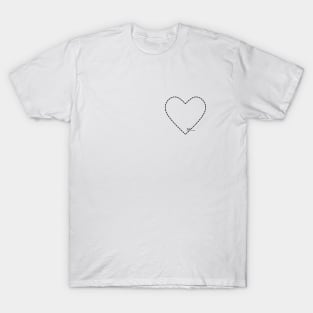 Cut Here Heart T-Shirt